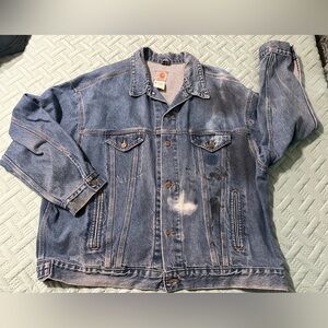 Vintage Carhartt Blue Denim Jacket